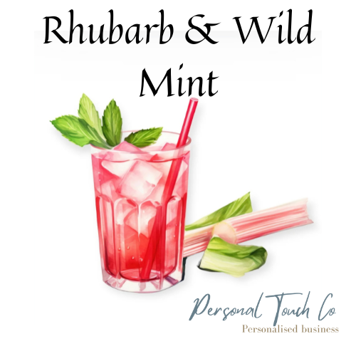 Rhubarb & Wild mint wax melts