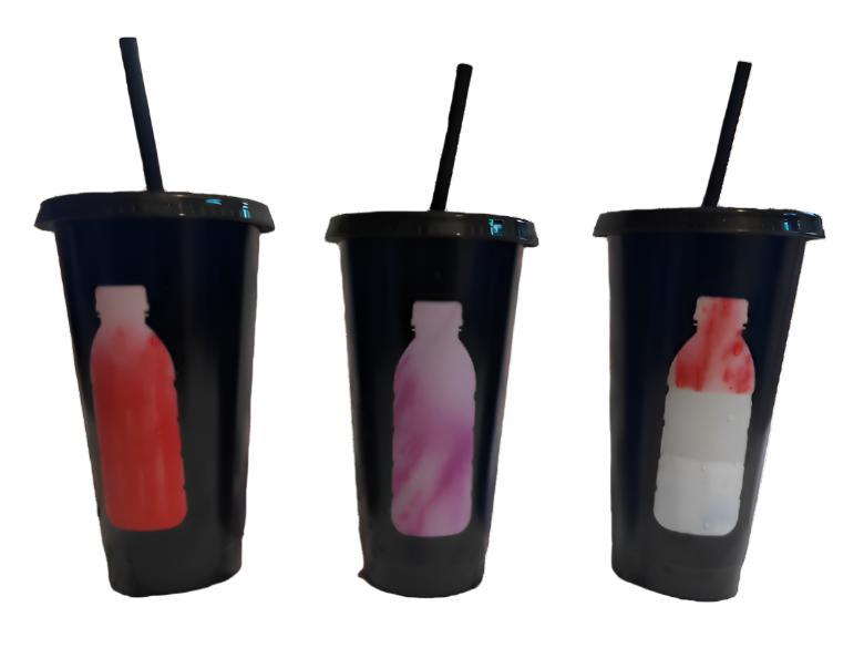 24oz bottle colour change tumbler