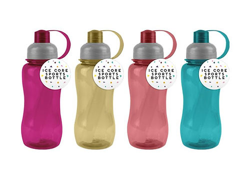 Sports bottle with ice core 700ml