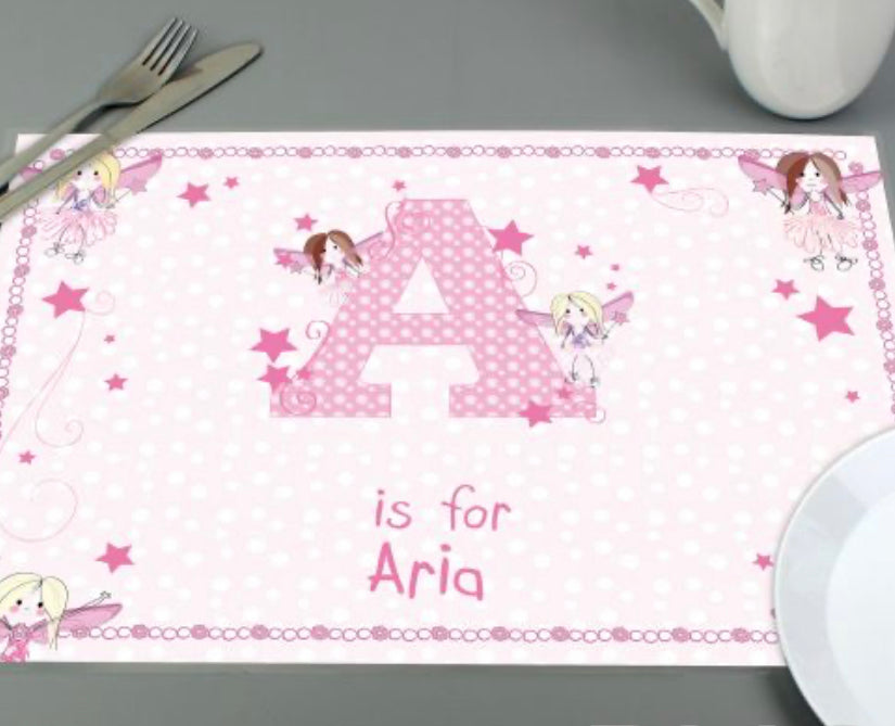 Personalised Fairy Placemat