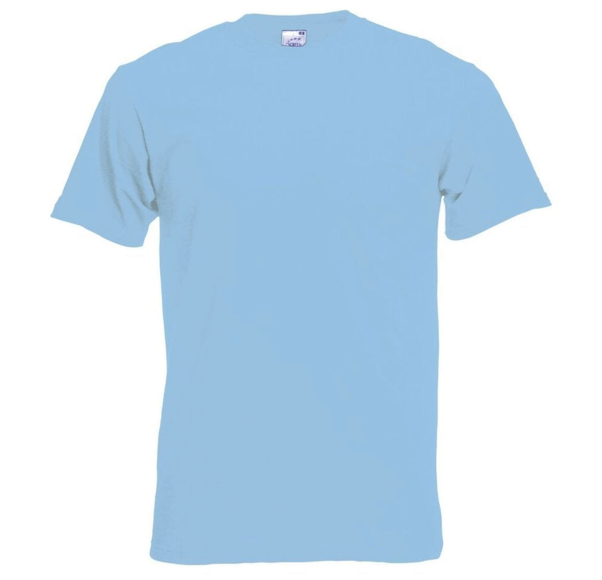 Blank sky blue T-shirt