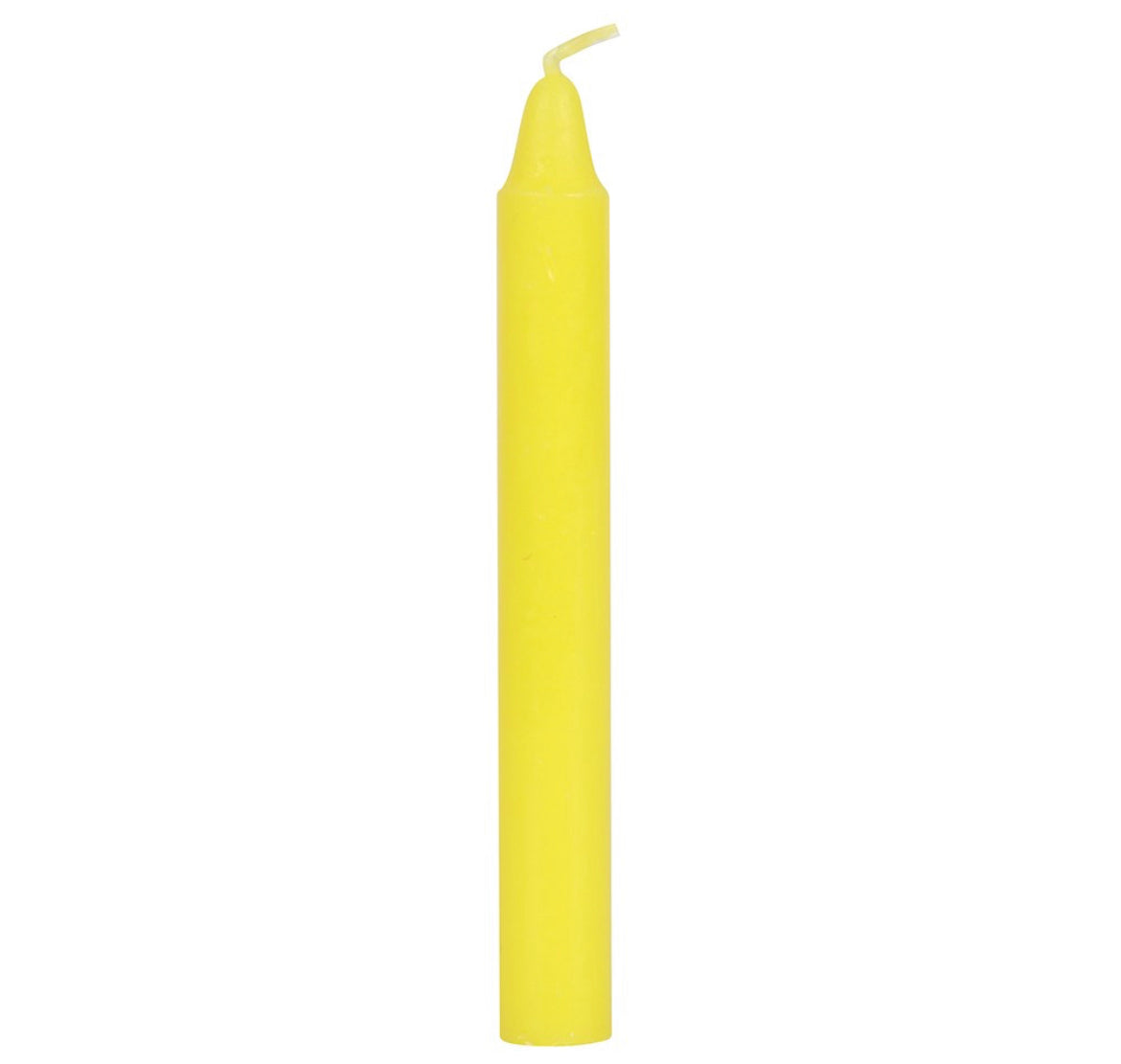 PACK OF 12 YELLOW 'SUCCESS' SPELL CANDLES