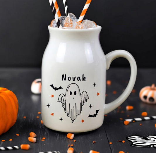 Personalised Halloween Ghost Jug