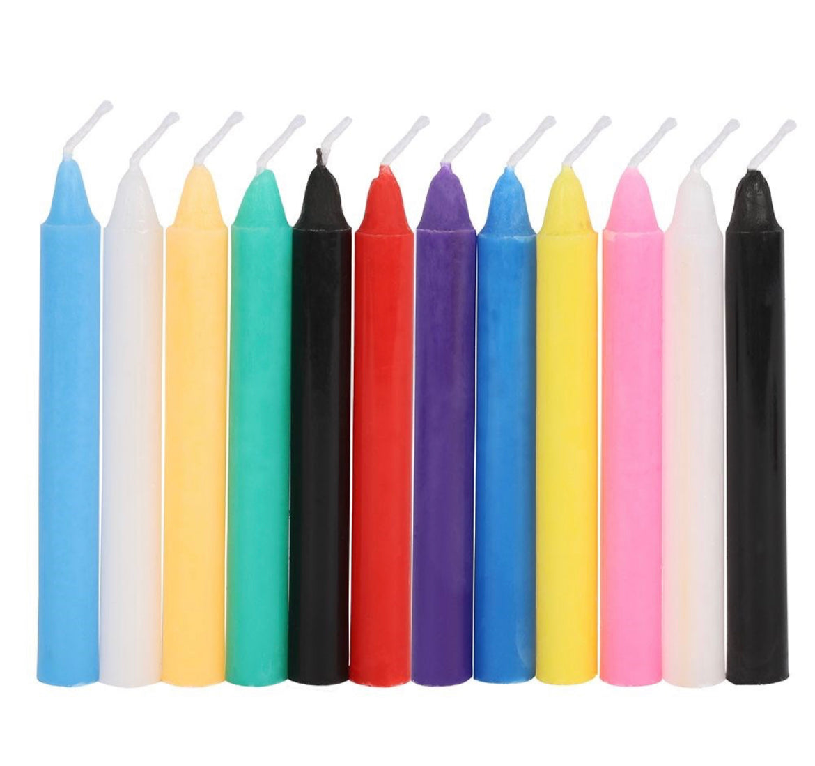 PACK OF 12 MIXED SPELL CANDLES