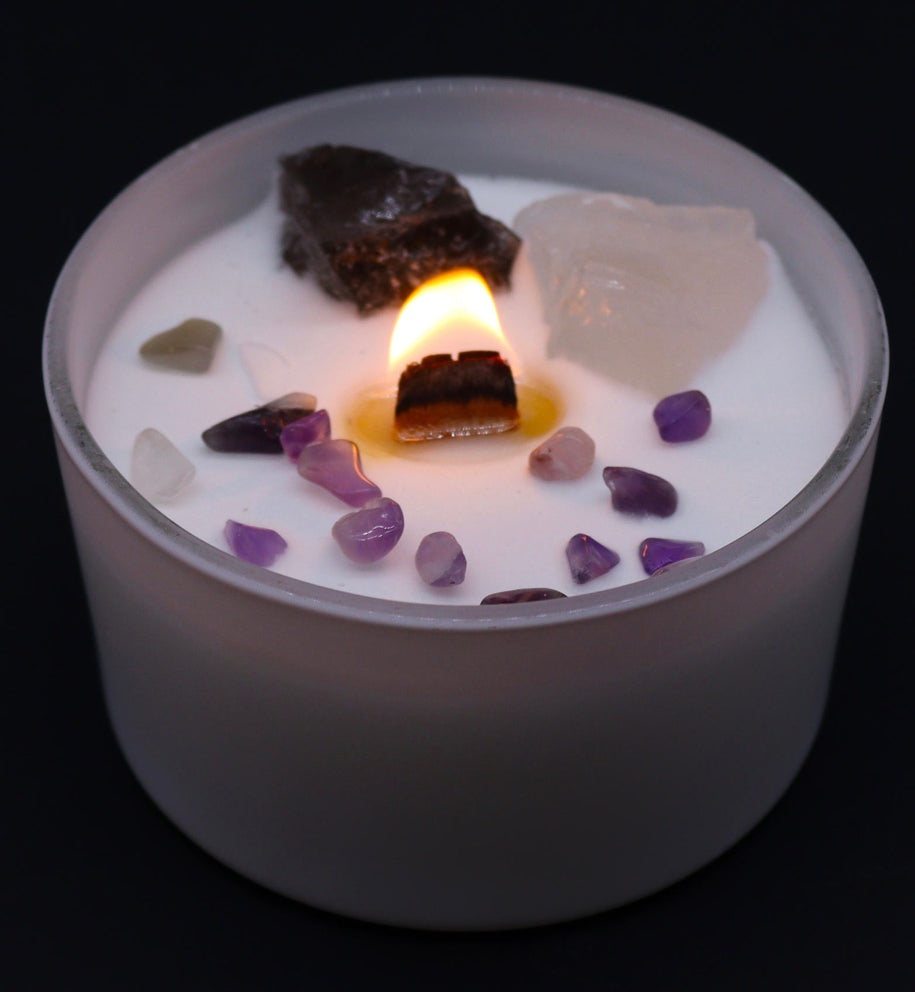 Chakra Crystal Candles - Crown Chakra