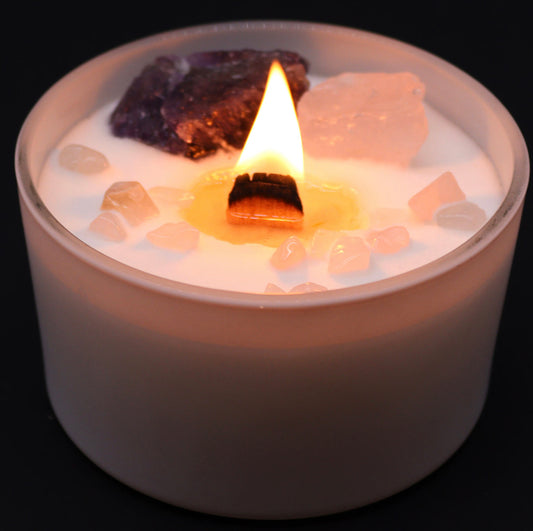 Chakra Crystal Candles - Third Eye Chakra