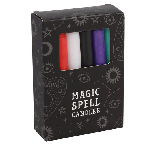 PACK OF 12 MIXED SPELL CANDLES