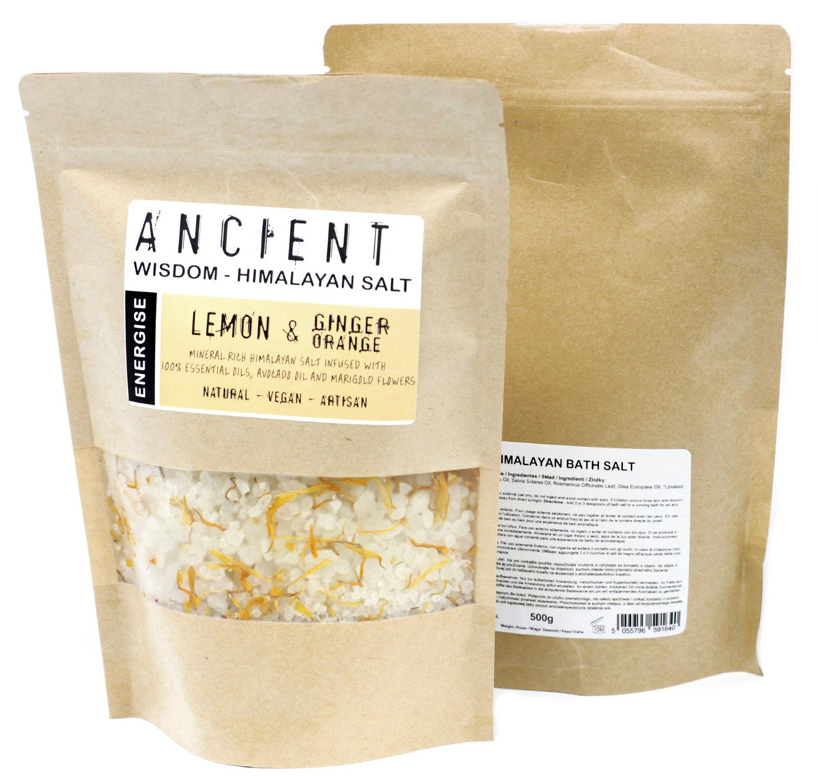 Himalayan Bath Salt Blend 500g - Energise