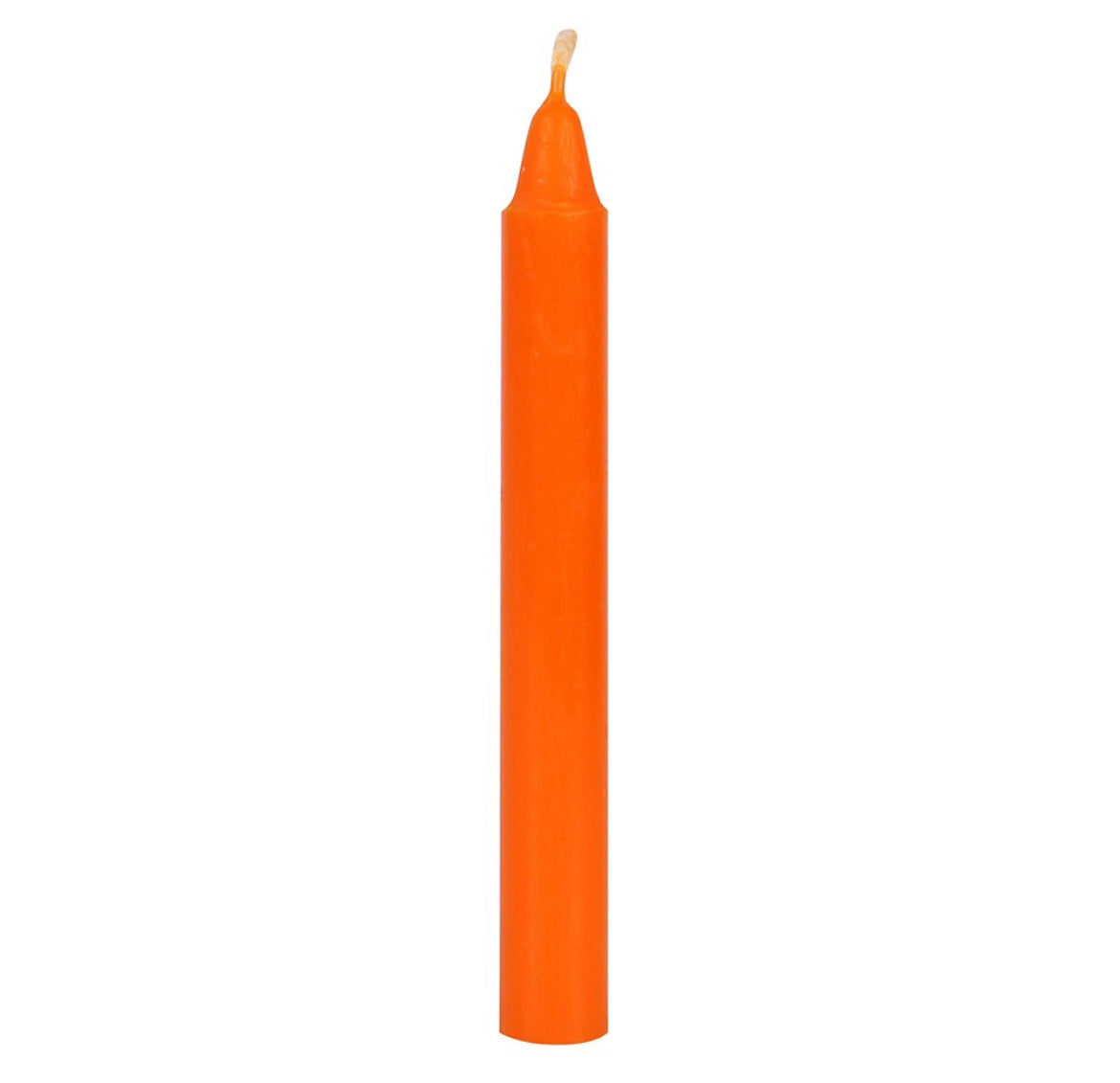 PACK OF 12 ORANGE 'CONFIDENCE' SPELL CANDLES