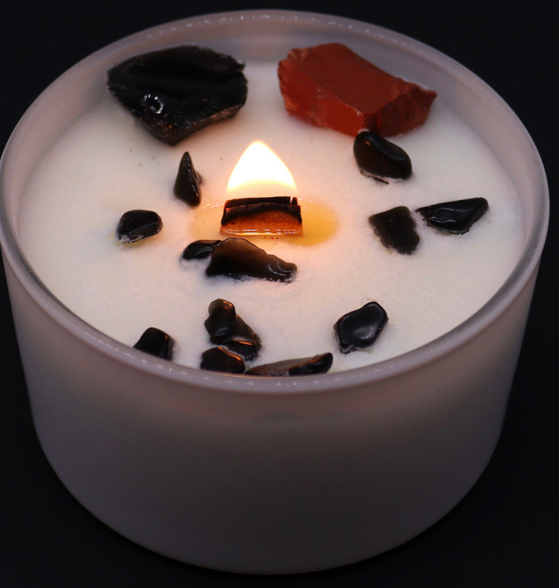 Chakra Crystal Candles - Root Chakra