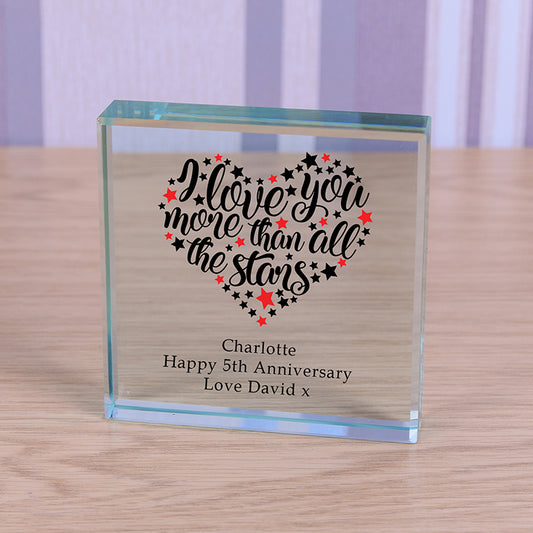 All the Stars Glass Token