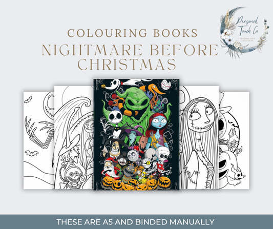 Nightmare before Christmas colouring book