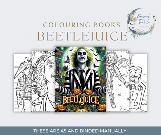 Beetlejuice colouring book