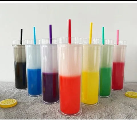 16oz colour changing skinny tumblers