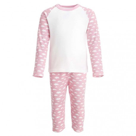 Light Blue Cloud Print Pyjama Set