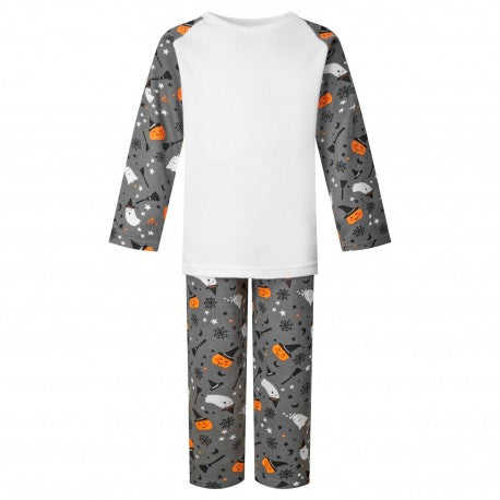 Witches Hat Print Long Raglan Sleeve Pyjama Set