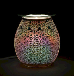 Geometric Flower Light-up Electric Oil Burner