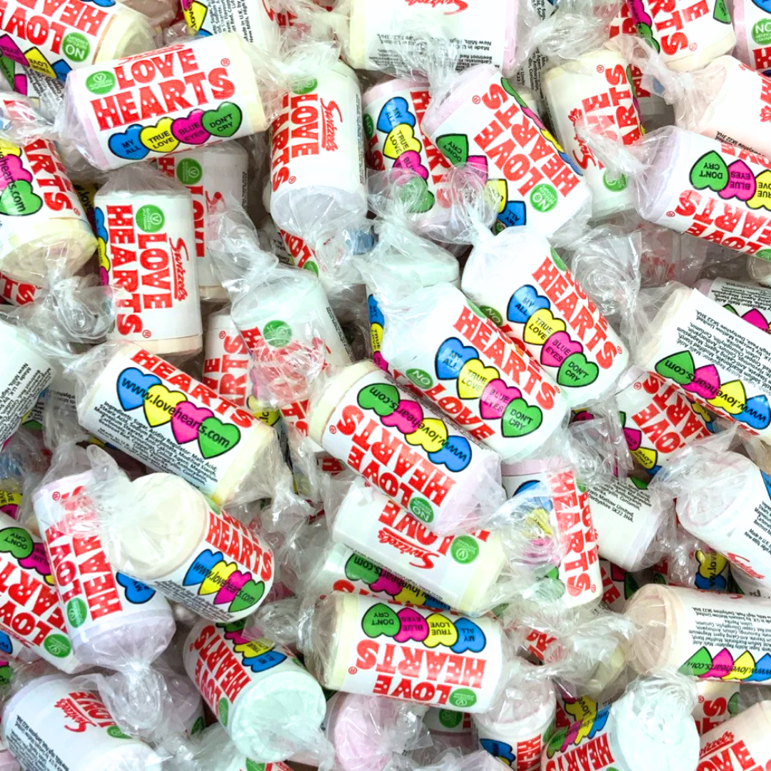 100 Mini Love Hearts