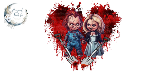 Chucky/Tiffany uv dtf