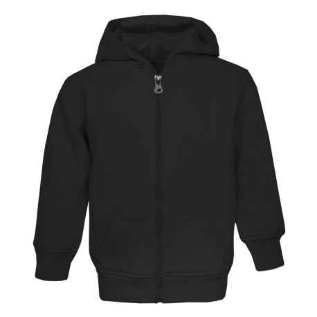 Kid's Zip Up Hoodie in Black