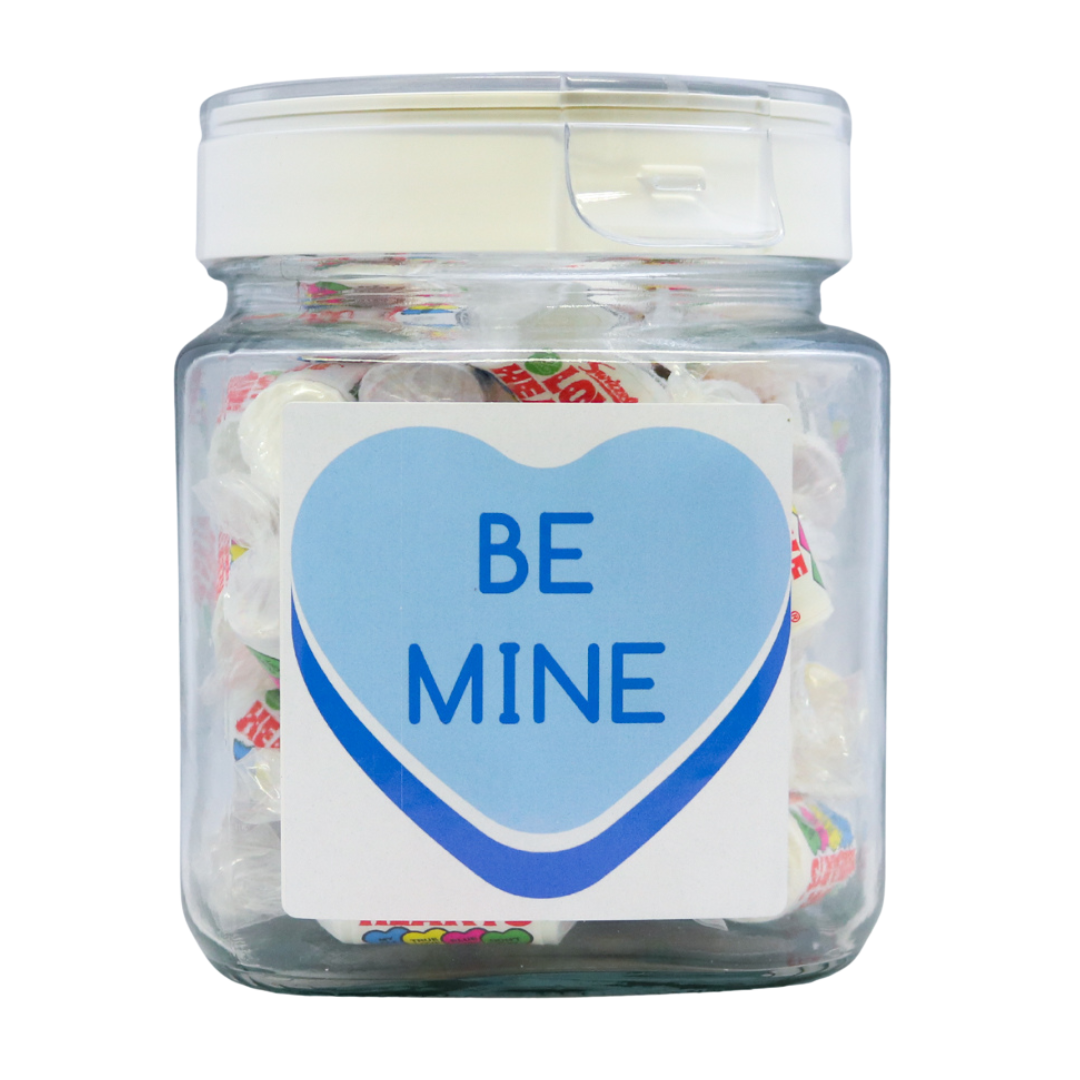 BE MINE' LOVE HEART JAR 450G