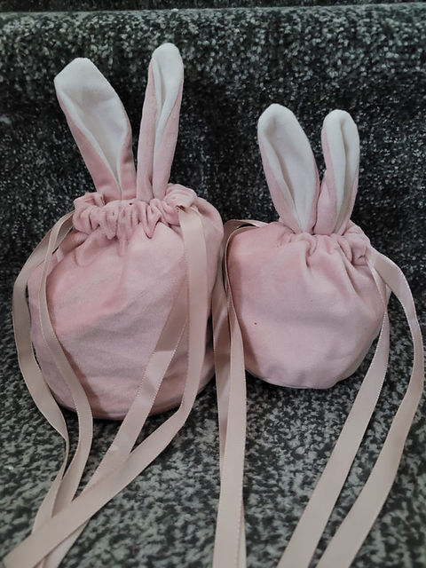 Bunny velvet bag