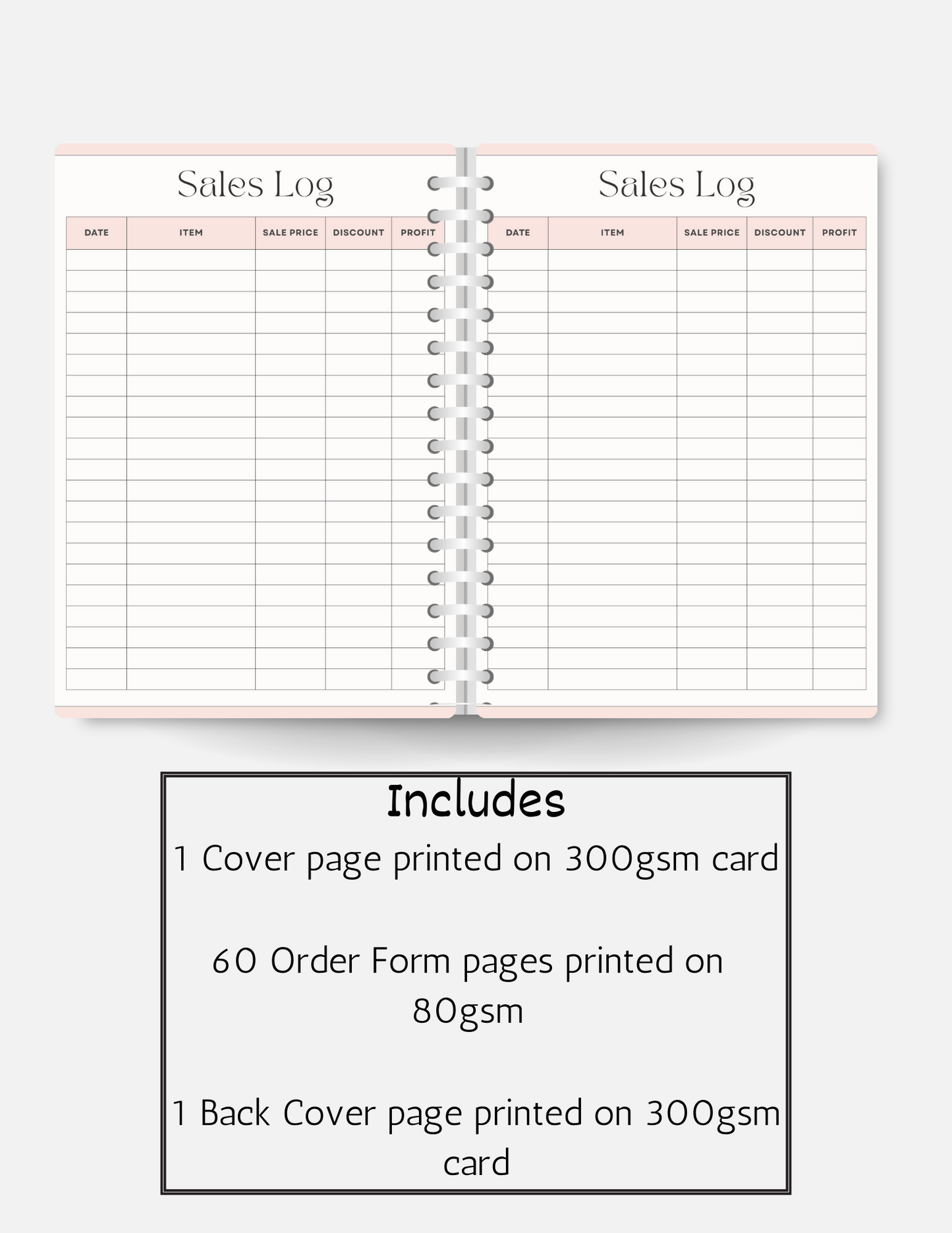 Sales log book - A5