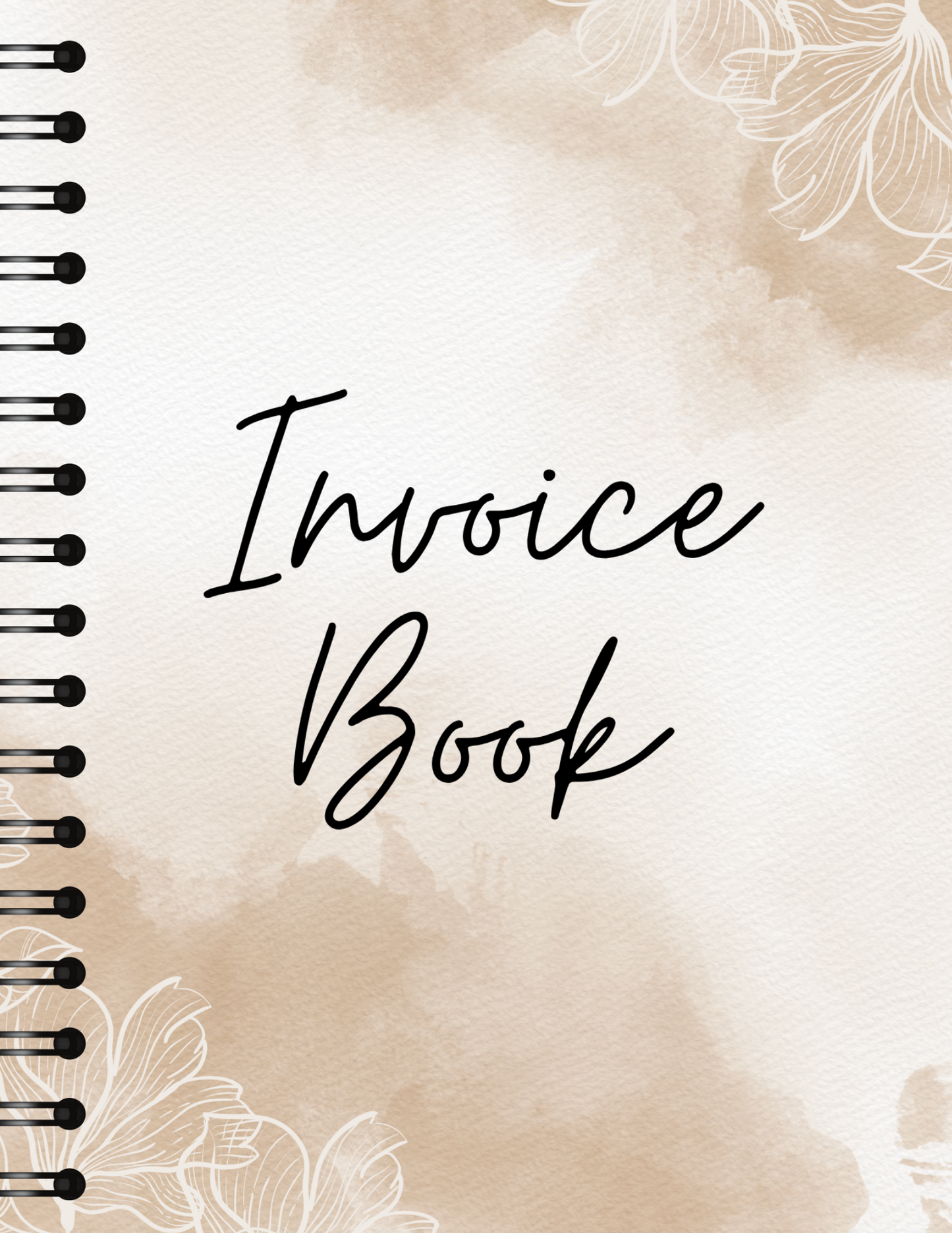 Beige invoice book - A5