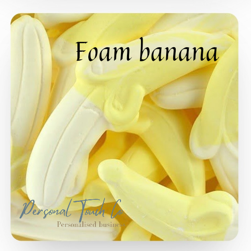 Foam banana wax melts