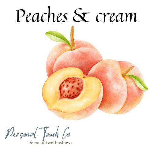 Peaches & cream  wax melts