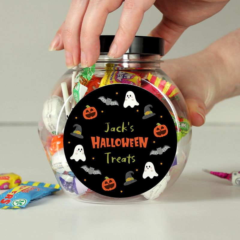 Personalised Halloween Sweets Jar