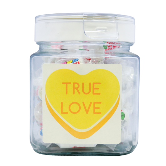 TRUE LOVE' LOVE HEART JAR 450G